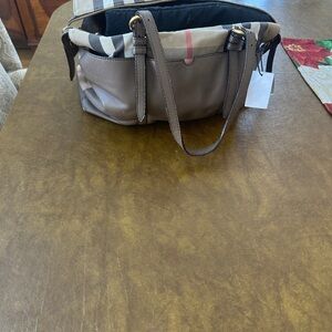 Stylish Tan and Black Women's Bag